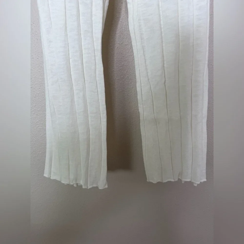 Free-est by Free People Paloma Sweater Pant Sz M White
